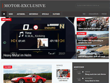 Tablet Screenshot of motor-exclusive.de